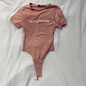 Pretty Little Thing Pink Bodysuit